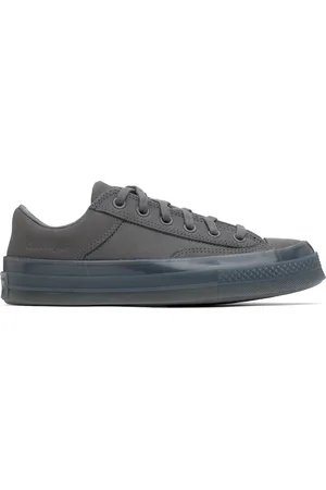 Converse Gray Chuck 70 Marquis Nubuck & Suede Low Top Sneakers