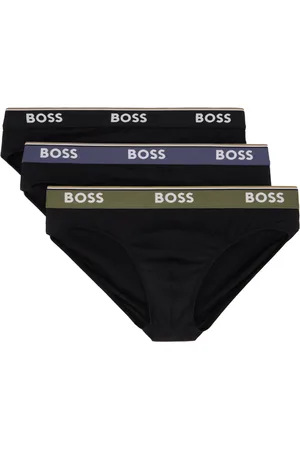 HUGO BOSS Three-Pack Black Briefs