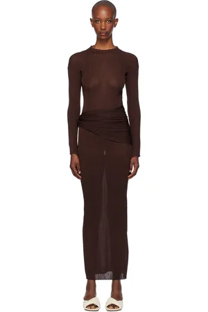 AYA MUSE Brown Steren Maxi Dress