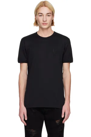 Dolce & Gabbana Black Jersey Round Neck T-shirt