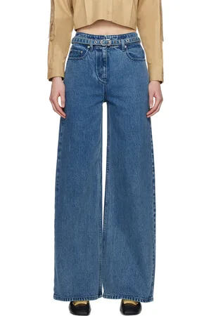 3.1 Phillip Lim Blue Belted Jeans