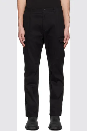 Moncler Black Logo Patch Cargo Pants