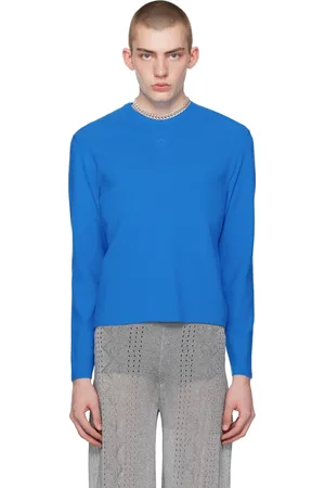 Marine Serre Blue Core Knit Sweater