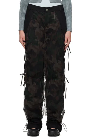 Andersson Bell Camouflage Mesh Layered Tying Trousers