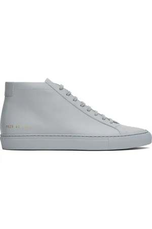 COMMON PROJECTS Gray Achilles Mid Sneakers