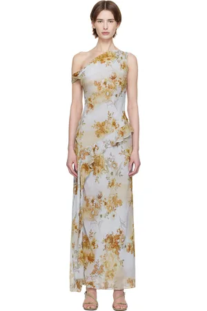 Bec & Bridge Blue Rahni Asym Maxi Dress