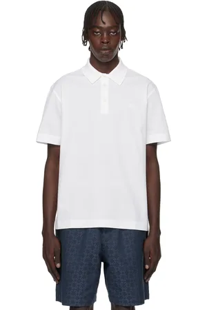 Givenchy White 4G Detail Polo