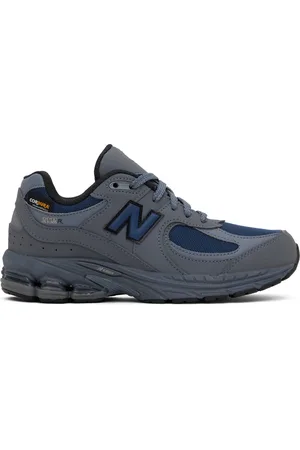New Balance Big Kids Gray & Blue 2002R Sneakers