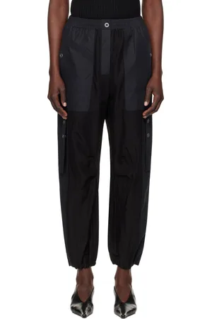 3.1 Phillip Lim Black & Navy Cargo Combo Trousers
