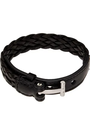 Tom Ford Woven Leather Bracelet