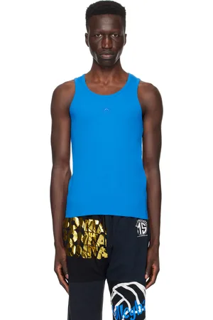 Marine Serre Blue 2x2 Tank Top