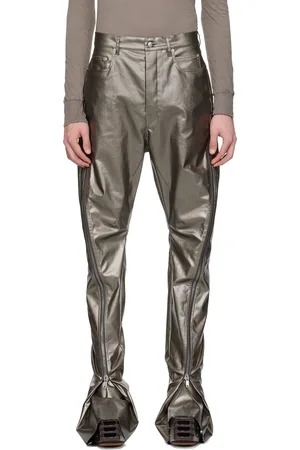 Rick Owens Gunmetal Bolan Banana Jeans