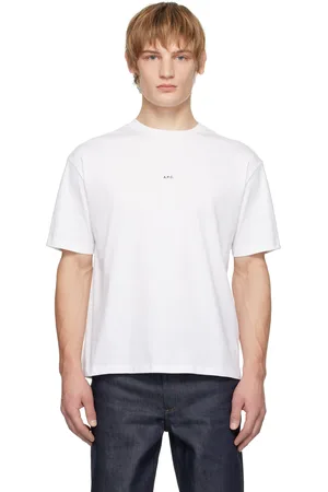 A.P.C. White Boxy Micro Logo T-shirt