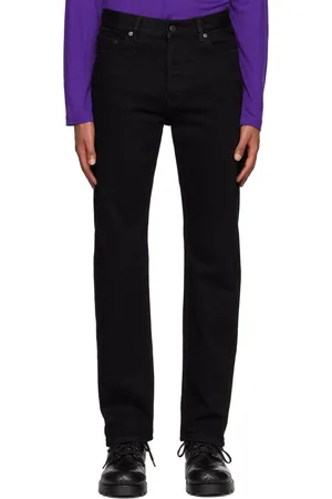 Filippa K Black Straight-Leg Jeans