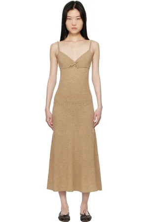 THE GARMENT Beige Como Bra Maxi Dress