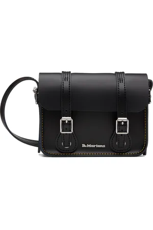 Dr. Martens Black 7 Inch Leather Crossbody Bag