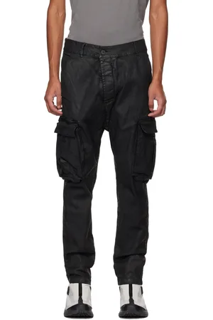 11 BY BORIS BIDJAN SABERI Black P21B Denim Cargo Pants