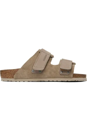 Birkenstock Taupe Regular Uji Sandals