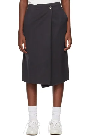 Ader Error Gray Product. 63 Midi Skirt