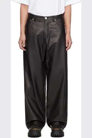 Vetements Grained Leather Pants