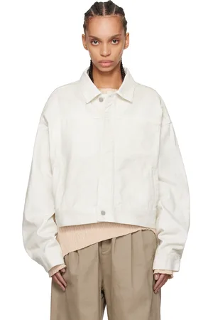 Entire Studios Off-White Gem Denim Jacket