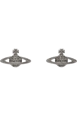 Vivienne Westwood Gunmetal Mini Bas Relief Cufflinks