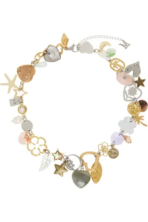 Marland Backus Multicolor Castaway Charm Necklace
