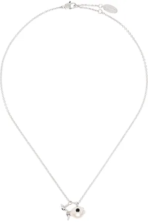 Vivienne Westwood Silver Luzie Pendant Necklace