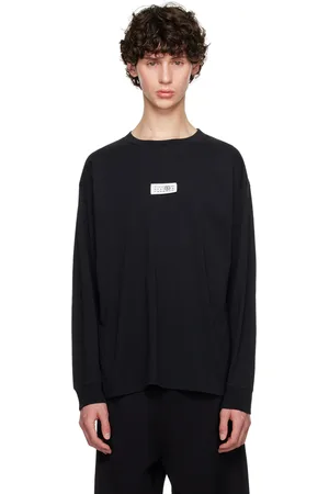 Maison Margiela Black Patch Long Sleeve T-Shirt
