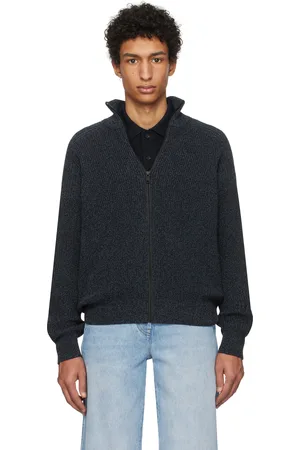 HUGO BOSS Navy Zip Sweater