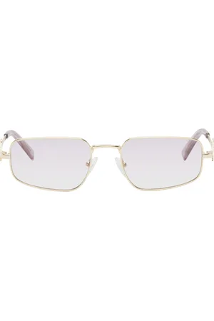 Le Specs Gold Metagalactic Sunglasses