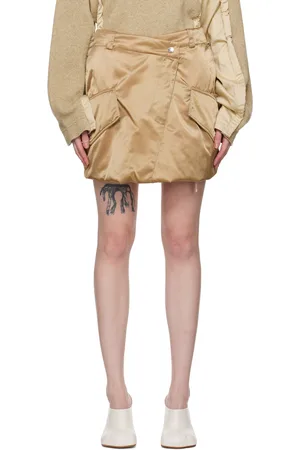 J.W.Anderson Beige Padded Miniskirt