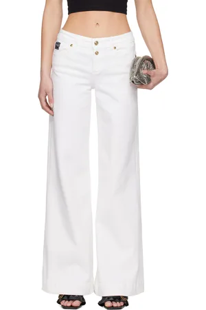 VERSACE White Flared Jeans