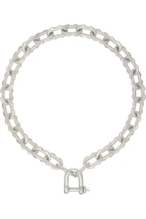PARTS OF FOUR Silver Charm Chain Extra Small Deco Links Choker