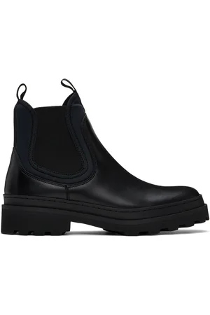 A.P.C. Black Adrien Chelsea Boots