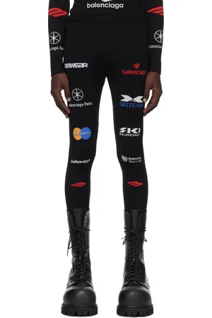 Balenciaga Black Ski Leggings