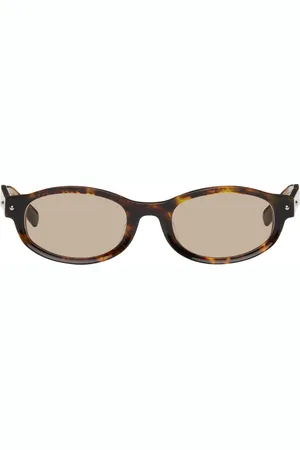 BONNIE CLYDE SSENSE Exclusive Brown Roller Coaster Sunglasses