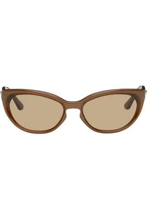 BONNIE CLYDE Brown Scaredy Sunglasses