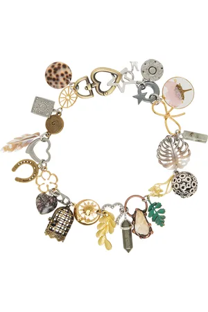 Marland Backus Multicolor Relic Charm Necklace