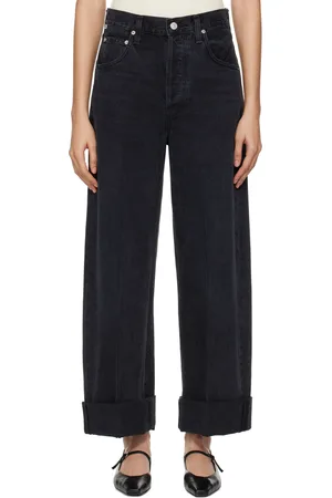 Citizens of Humanity Black Ayla Baggy Jeans