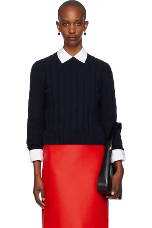 &Daughter Carrow Cable Crewneck Sweater