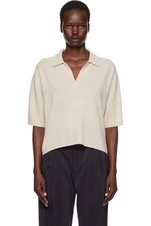 Lisa Yang Beige Neela Polo