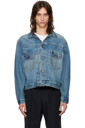 Maison Margiela Blue Faded Denim Jacket