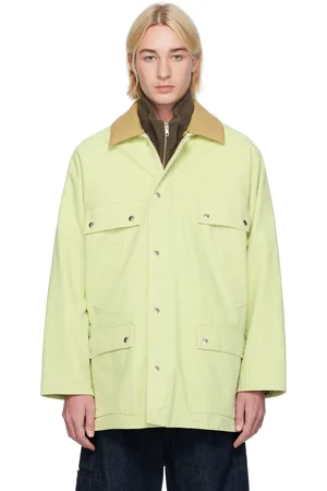Auralee Green Canvas Hunting Jacket