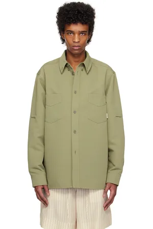 Rohe Khaki Relaxed Utility Overshirt