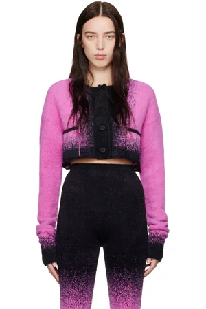 OTTOLINGER Black & Pink Boxy Knit Cardigan