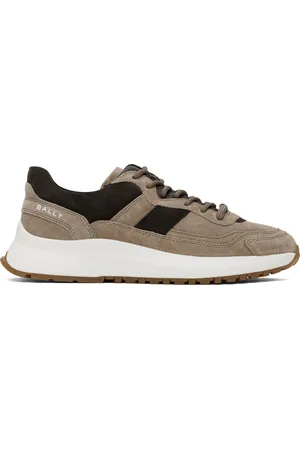 Bally Brown Outline Sneakers