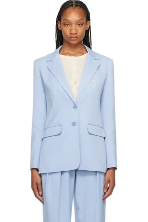 Staud Blue City Blazer