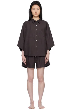 Deiji Studios Brown & Blue 03 Pyjama Set