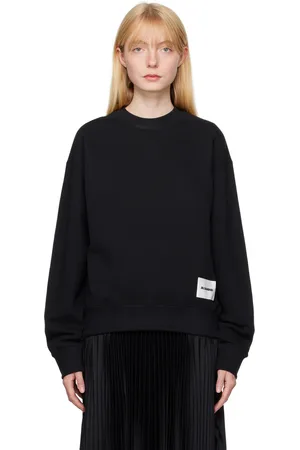 Jil Sander Black Patch Sweatshirt